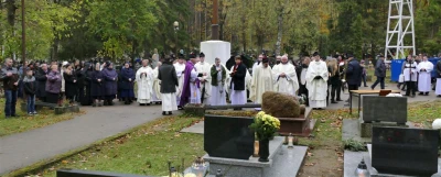 Uroczystość Wszystkich Świętych na wejherowskim cmentarzu 1.11.2017 - fot. Leszek Spigarski