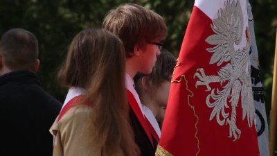 Uroczystości pod pomnikiem w Piaśnicy