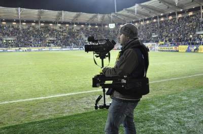 Gdynia: Ekipa TTM podczas nagrania meczu otwarcia