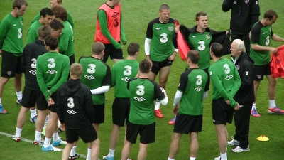Trening Irlandczyków w Gdyni