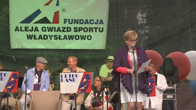 Michel Platini w Alei Gwiazd we Władysławowie