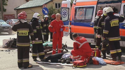 Reda: Wypadek z udziałem skutera