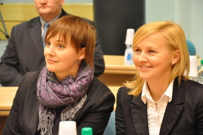 debiutujące w radzie (od lewej): Maja Wagner i Beata Szadziul / fot. Dorota Nelke