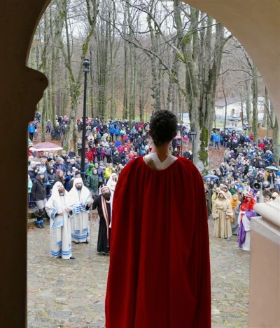 Wielki Piątek - Misterium Męki Pańskiej część I - Jezus na śmierć skazany - fot. Leszek Spigarski oraz Marta Krawczyk