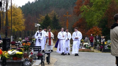 Wszystkich Świętych - uroczystości na wejherowskim cmentarzu