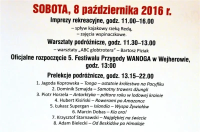 5. Festiwal Przygody WANOGA. fot. Leszek Spigarski