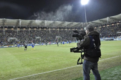 Gdynia: Ekipa TTM podczas nagrania meczu otwarcia