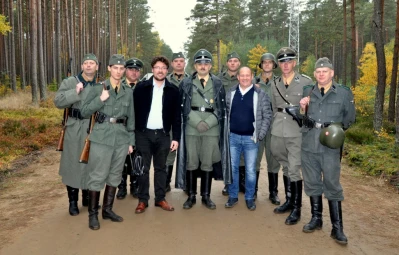 Ostatni dzień zdjęć do filmu Kamerdyner