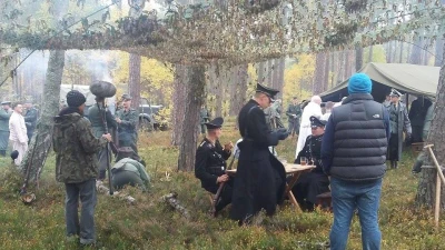 Na planie filmu Kamerdyner