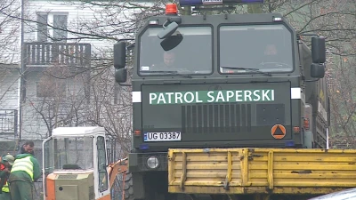 Wojenne pociski przy podstawówce we Władysławowie