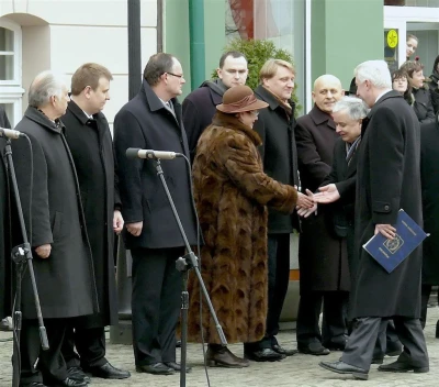 Prezydent Lech Kaczyński w Wejherowie - 2009 rok
