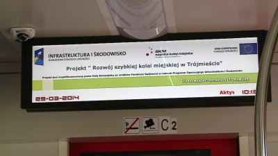 Prezentacja wyremontowanego składu SKM