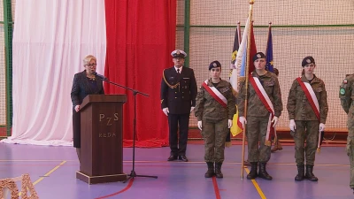 Ślubowanie uczniów w PZS Reda