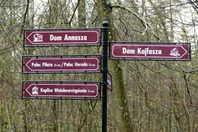 Wielki Czwartek - inscenizacja Drogi Pojmania w wykonaniu Misterników Kaszubskich fot. Leszek Spigarski