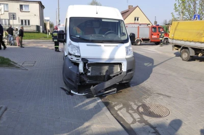 Wejherowo: Wypadek z udziałem policyjnej hondy