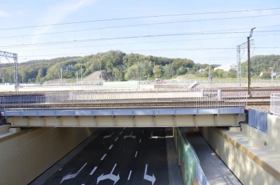 Trwa przebudowa układu drogowego węzła Św. Maksymiliana