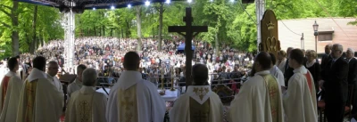 Uroczystości odpustowe na Kalwarii (fot. Leszek Spigarski)