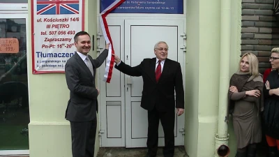 Otwarcie biura poselskiego Jarosława Wałęsy
