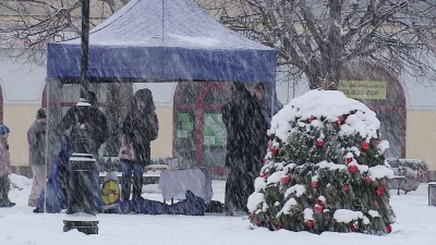 Protest przeciwników ACTA w Wejherowie