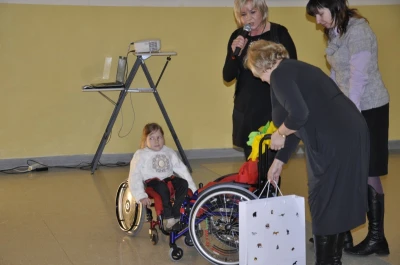 Uroczyste wręczenie wózka Marcie