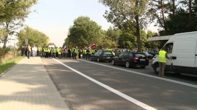 Protest rybaków na krajowej szóstce