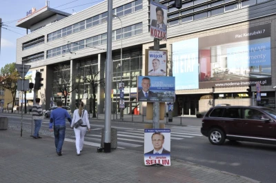 Plakaty wyborcze zasypały trójmiasto
