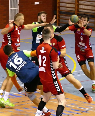 Tytani vs AZS UMK Toruń 29:24, 4.11.2017, fot. Leszek Spigarski