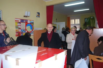 Powiat Wejherowski: Starosta głosował w Wejherowie, w obwodzie nr 15