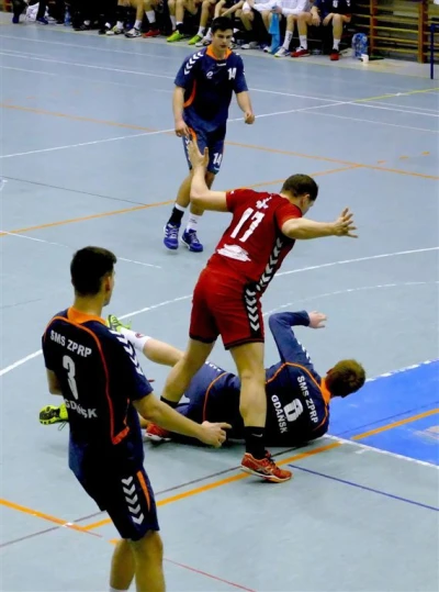 Tytani Wejherowo pokonani przez SMS ZPRP Gdańsk 27 : 32 - fot. Leszek Spigarski