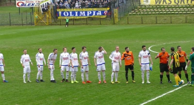 Wejherowski Gry pokonany przez Olimpię Elbląg fot. Leszek Spigarski