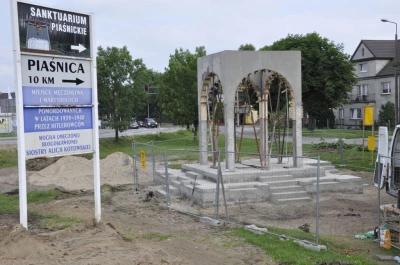 Wejherowo: Budowa Bramy Piaśnickiej