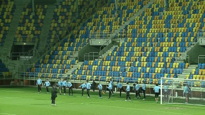 Urugwaj trenuje przed meczem z Polską
