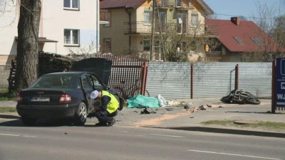 Rumia: Śmiertelny wpadek motocyklisty