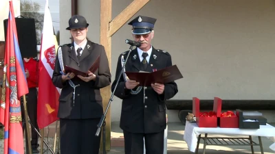 Nowy wóz strażacki z Zbychowie