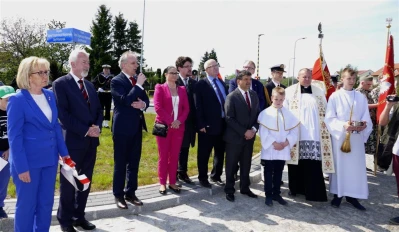 Rondo Tajnej Organizacji Wojskowej Gryf Pomorski – uroczyste otwarcie – fot. Leszek Spigarski
