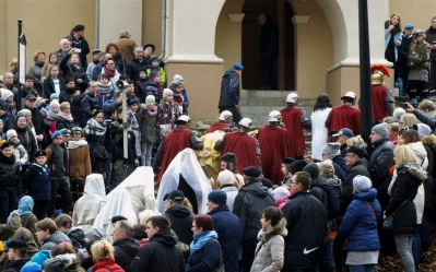 Wielki Piątek na Kalwarii Wejherowskiej - Misterium Męki Pańskiej, fot. Leszek Spigarski.
