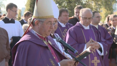 Uroczystości pogrzebowe prof. Gerard Labuda z udziałem Donalda Tuska