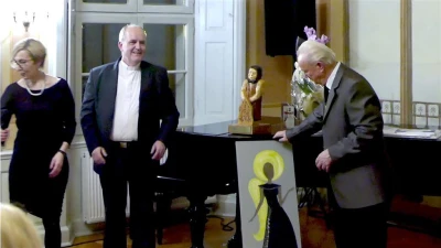 Benefis Edmunda Szymikowskiego w Muzeum PiMK-P – 65 lat z haftem kaszubskim. Fot – Leszek Spigarski