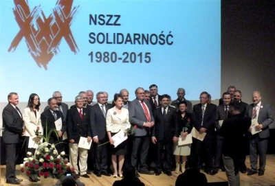 Wejherowo: 35. rocznica powstania NSZZ Solidarność (fot. Leszek Spigarski)