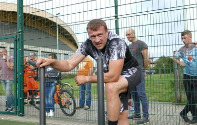 Wejher Cross Games 2017, półfinał – sanie i kamizelka, fot. Leszek Spigarski