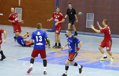 KS Tytani Wejherowo - Sambor Tczew  25 : 28, 7.10.2017, fot. Leszek Spigarski