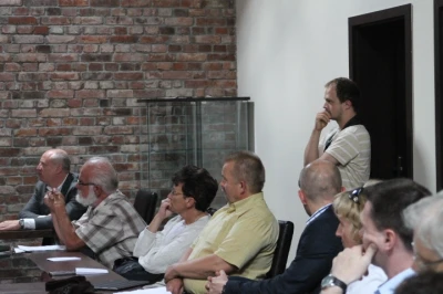 Dr Patrick Moore na spotkaniu w Choczewie