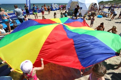 Podwórko NIVEA na plaży we Władysławowie,14- 16 lipca 2017