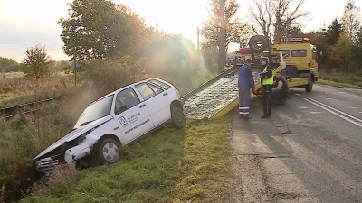 Wypadek w Górze, jedna osoba ranna