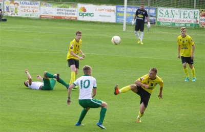 Gryf Wejherowo - Warta Poznań  0 : 1 na Wzgórzu Wolności. Fot. Leszek Spigarski.
