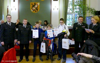Ogólnopolski Turniej Wiedzy Pożarniczej - eliminacje miejsko-gminne. Wejherowo 17.03.2017 - fot. Leszek Spigarski