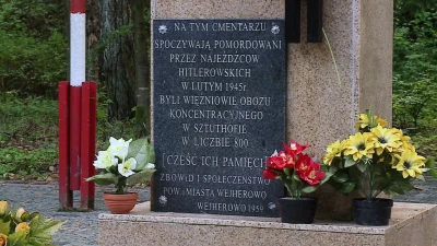 Wizyta rodzin biorących udział w Marszu Śmierci