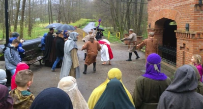 Wielki Czwartek - inscenizacja Drogi Pojmania w wykonaniu Misterników Kaszubskich fot. Leszek Spigarski