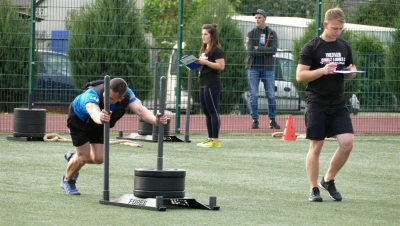 Wejher Cross Games 2017, półfinał – sanie i kamizelka, fot. Leszek Spigarski