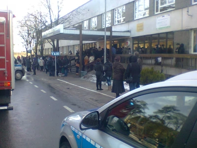 Alarm bombowy w wejherowskim szpitalu